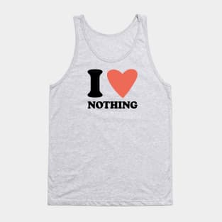 I Heart Nothing Tank Top